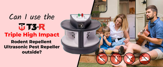 Can I use the T3-R Triple High Impact Rodent Repellent Ultrasonic Pest Repeller outside?  T3-R