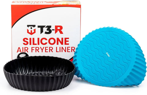 T3-R Air Fryer Silicone Liners (Blue and Black)