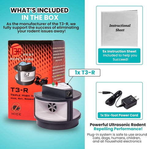 T3-R Ultrasonic Rodent Repelling Performance